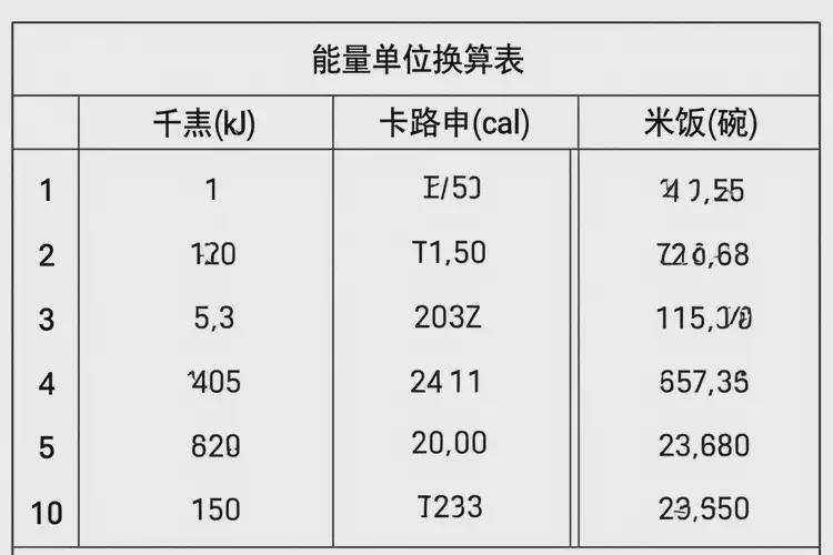 100克4058千焦等于几碗饭(图1)