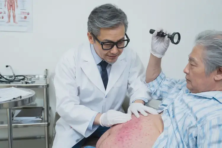 高齡老人肚子容易長濕疹可以徹底自愈嗎(圖1)