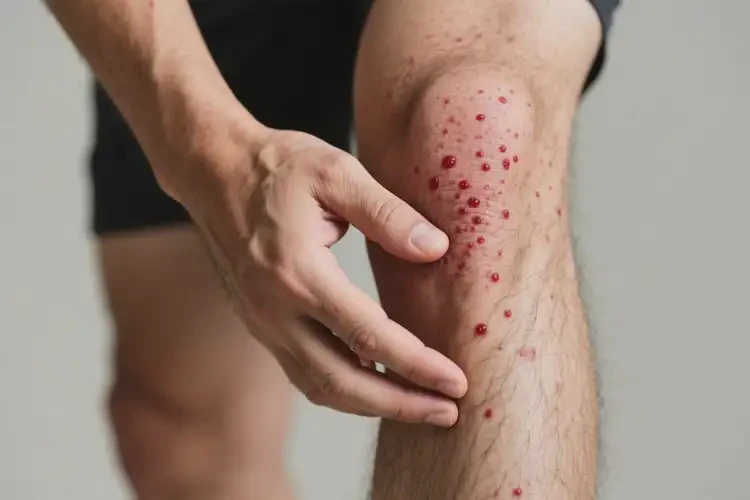 男性四肢出现湿疹不管它会自己好吗(图3)