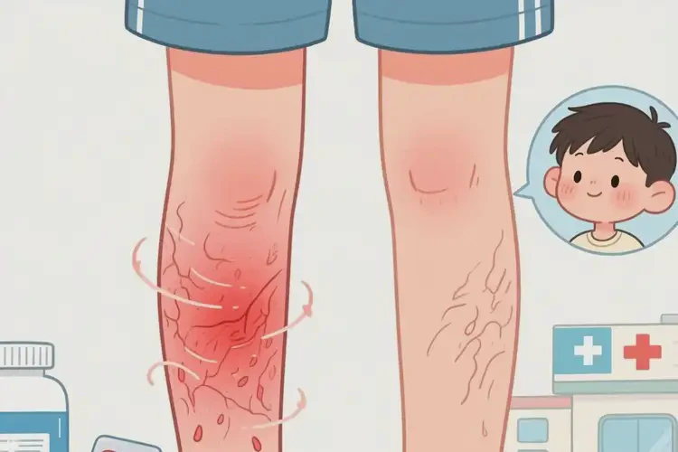 青少年小腿長濕疹能靠自己自愈嗎(圖3)