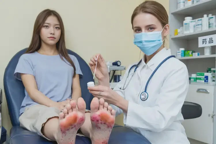 女生腳上出濕疹能靠自己自愈嗎(圖3)