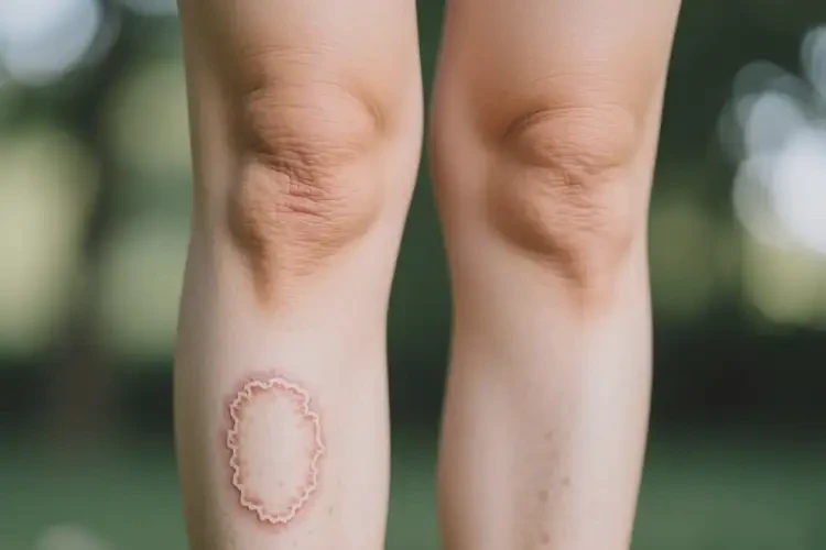 女人小腿偶爾起濕疹不管它會自己自愈嗎(圖1)