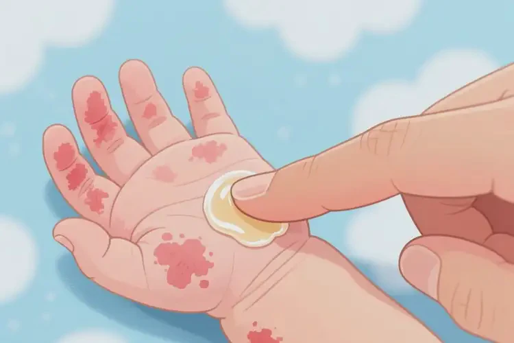 新生兒手上長濕疹可不可以徹底自愈(圖3)