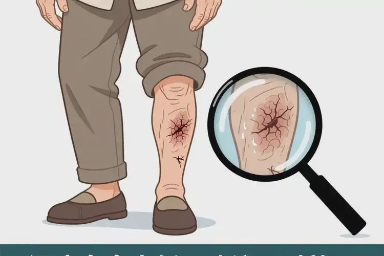 高齡老人小腿上經(jīng)常起濕疹不管它會自己痊愈嗎(圖1)