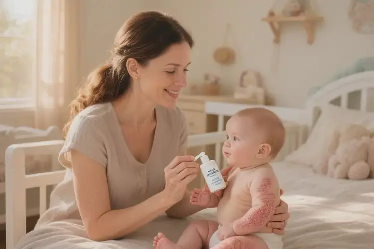 婴儿手臂上偶尔起湿疹能彻底自愈吗(图2)