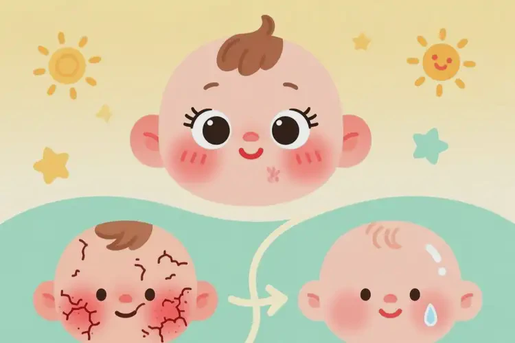 嬰兒身上起濕疹可不可以徹底自愈(圖2)