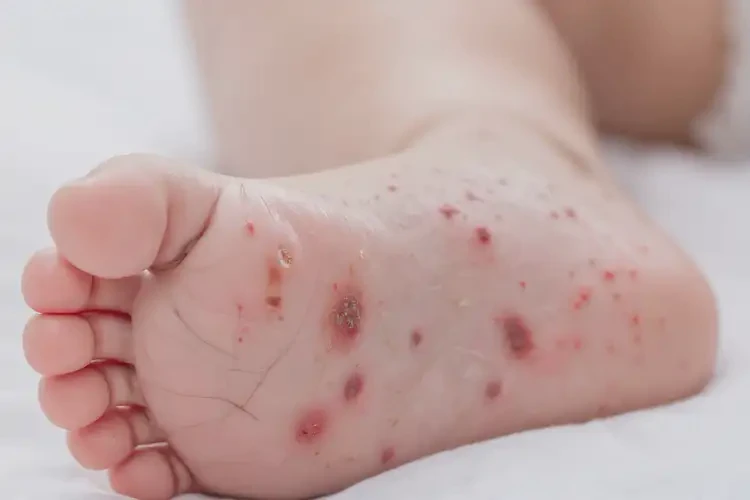 小兒腳上出濕疹不管它會自己痊愈嗎(圖4)