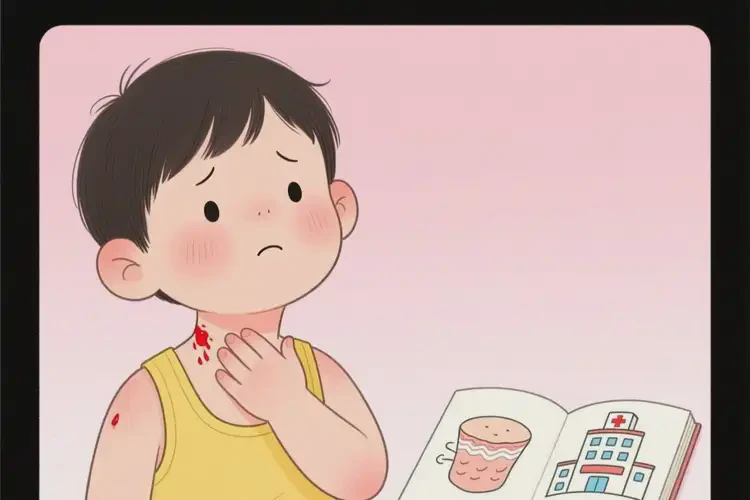 少兒脖子上出濕疹不管它會自己自愈嗎(圖3)