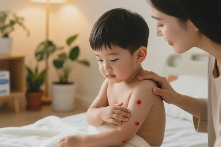 孩子身上长湿疹能靠自己自愈吗(图4)