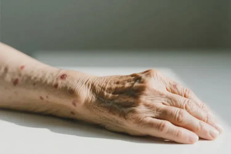 老人手臂上偶爾起濕疹不管它會(huì)自己痊愈嗎(圖4)