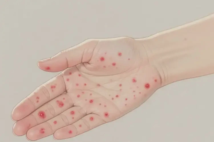 女性手上偶爾起濕疹不管它會(huì)自己好嗎(圖2)