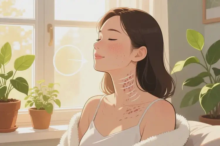 女性脖子上經(jīng)常長(zhǎng)濕疹能徹底自愈嗎(圖3)