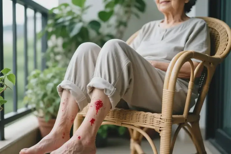 老年人小腿有濕疹能靠自己自愈嗎(圖2)