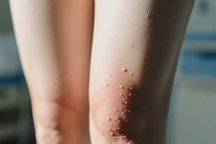 女性大腿上偶爾長(zhǎng)濕疹可不可以徹底自愈(圖4)