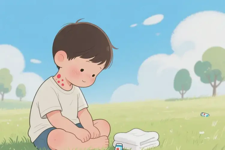 孩子脖子有濕疹可以徹底自愈嗎(圖3)