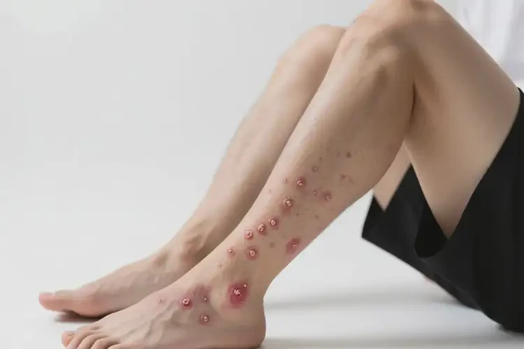 男人小腿有濕疹不管它會(huì)自己痊愈嗎(圖2)