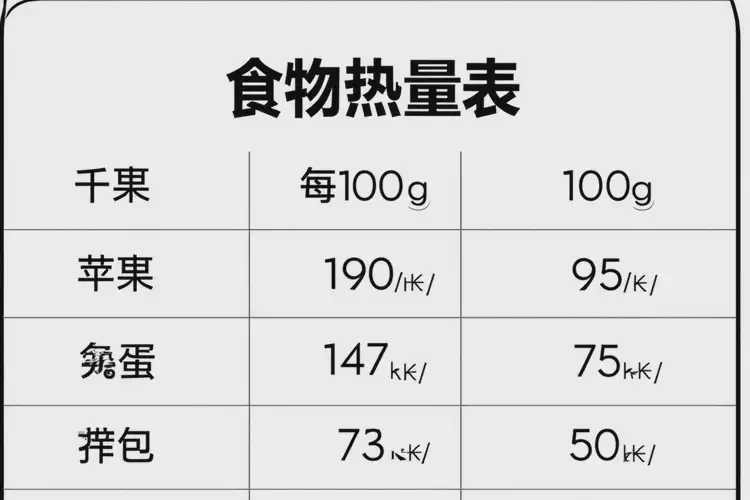50克1966千焦等于多少热量(图3)