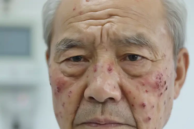 老人面部容易起濕疹不管它會自己痊愈嗎(圖4)