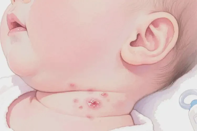 婴儿脖子上偶尔起湿疹不管它会自己自愈吗(图3)