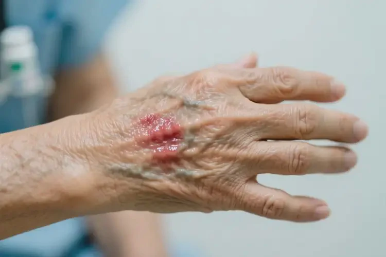 老年人手臂上出濕疹不管它會(huì)自己好嗎(圖3)