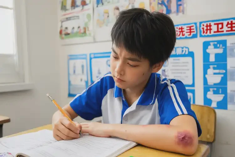 中學(xué)生手上經(jīng)常起濕疹能徹底自愈嗎(圖2)