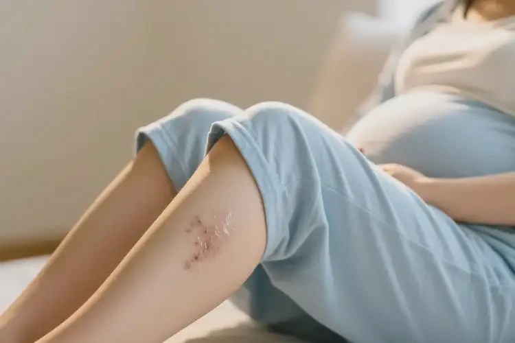 孕婦大腿經(jīng)常起濕疹可不可以徹底自愈(圖1)