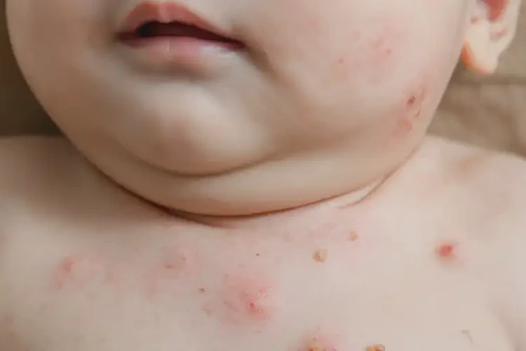 小儿脖子上容易长湿疹不管它会自己痊愈吗(图3)