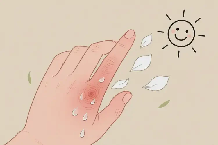 女生身上經(jīng)常長濕疹不管它會自己自愈嗎(圖2)