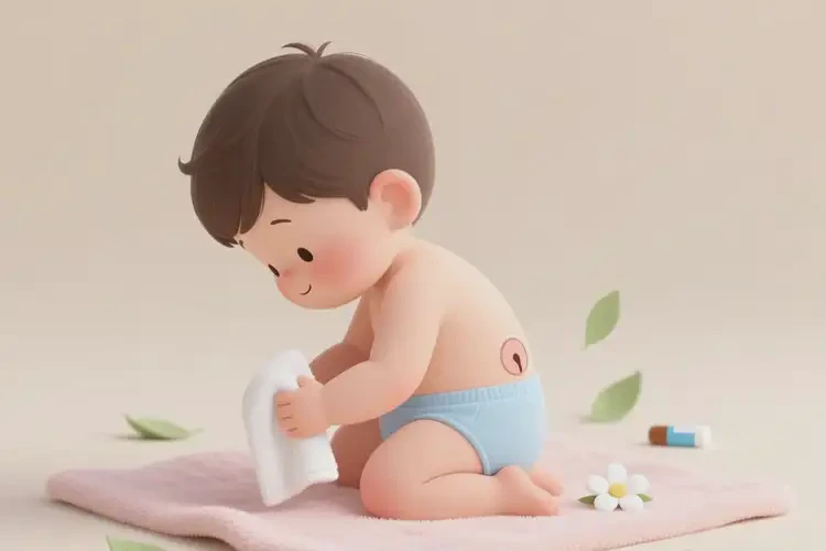 兒童肛周出現(xiàn)濕疹不管它會(huì)自己好嗎(圖4)