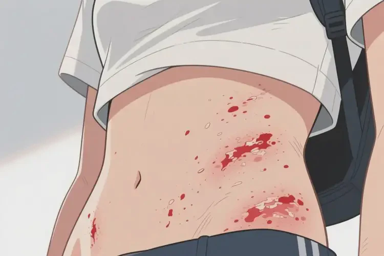 大學(xué)生肚子上出現(xiàn)濕疹不管它會自己好嗎(圖3)