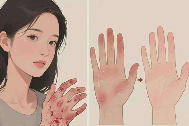 青年人身上出濕疹不管它會(huì)自己痊愈嗎(圖3)