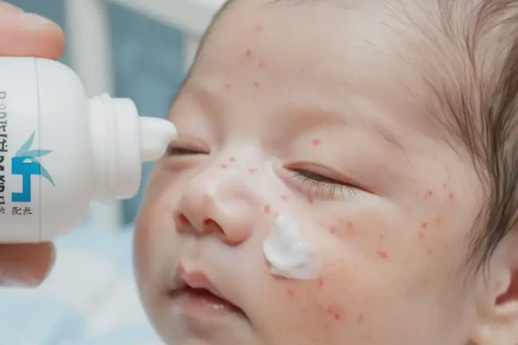 新生兒臉上起濕疹能夠徹底治愈嗎(圖4)