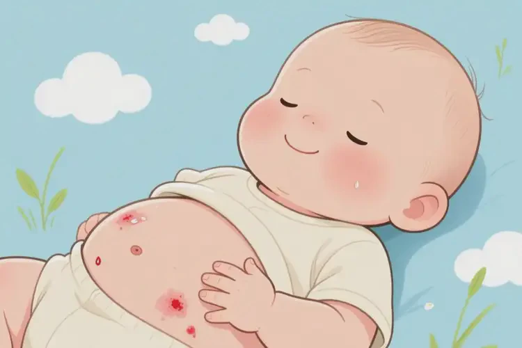 宝宝肚子出湿疹能靠自己自愈吗(图4)