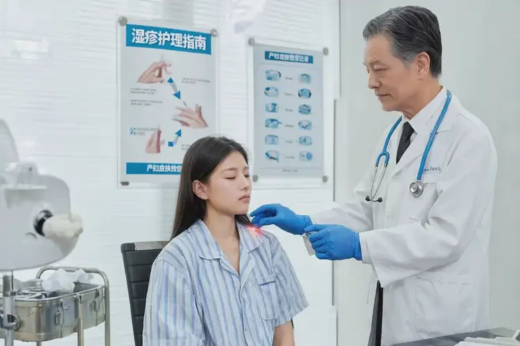 產(chǎn)婦脖子上長濕疹可不可以徹底自愈(圖2)