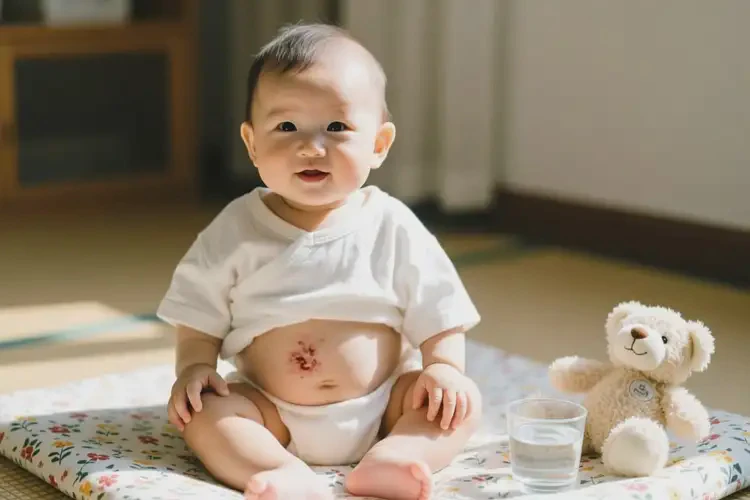 寶寶肚子上長濕疹可以徹底自愈嗎(圖1)