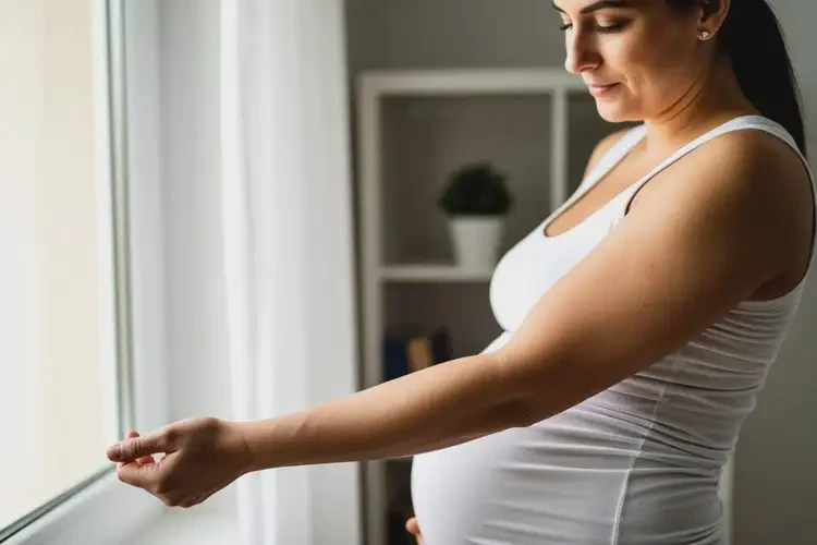 孕婦四肢有濕疹不管它會(huì)自己痊愈嗎(圖2)