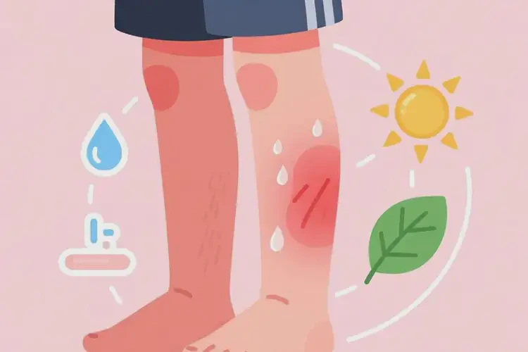 男生小腿上容易長(zhǎng)濕疹不管它會(huì)自己痊愈嗎(圖2)