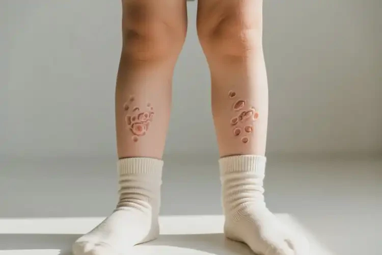 小孩四肢起濕疹不管它會自己痊愈嗎(圖1)