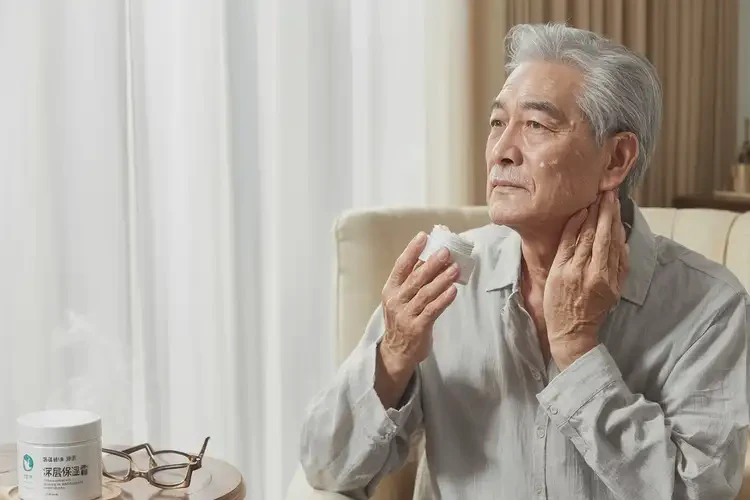 高齡老人脖子上出濕疹不管它會(huì)自己好嗎(圖2)
