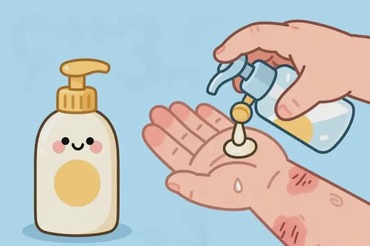 幼兒手臂偶爾長濕疹能夠徹底治愈嗎(圖1)