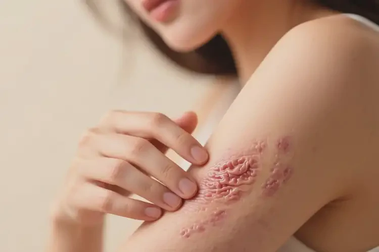 女性手臂容易長(zhǎng)濕疹能靠自己自愈嗎(圖3)