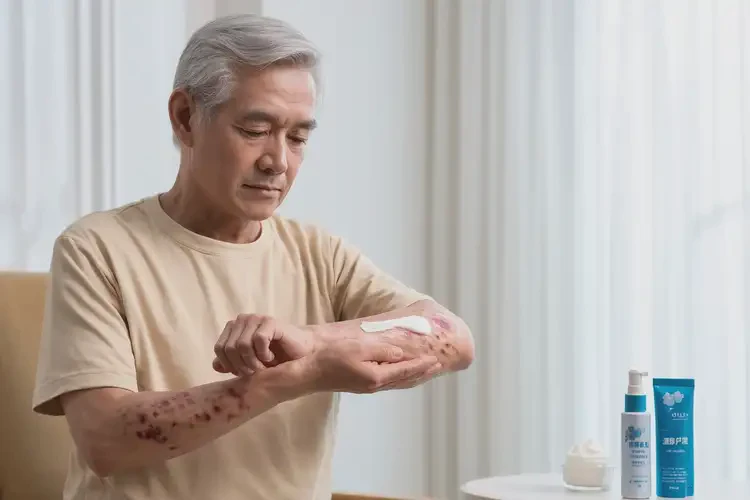 老年人四肢偶尔起湿疹能够彻底治愈吗(图2)