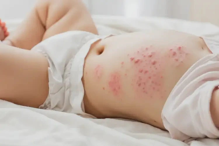 嬰幼兒肚子上容易長濕疹可不可以徹底自愈(圖4)