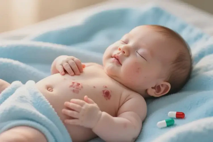 嬰幼兒肚子有濕疹不管它會(huì)自己痊愈嗎(圖3)