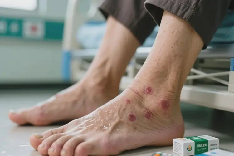 老年人腳上容易起濕疹能徹底自愈嗎(圖2)