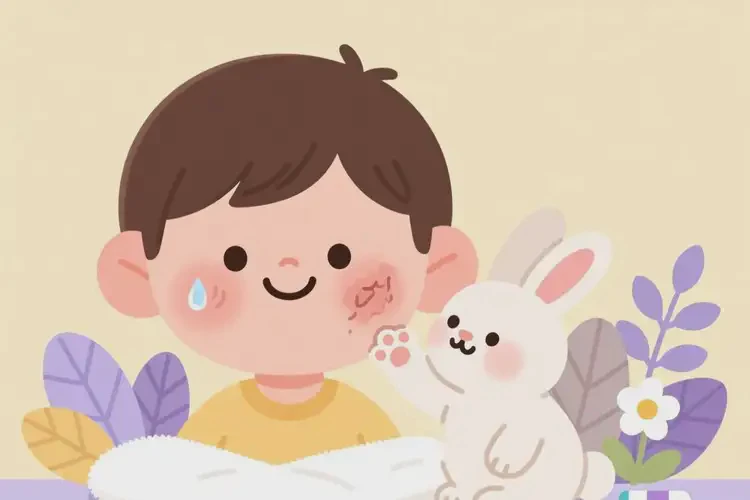 兒童面部起濕疹可不可以徹底自愈(圖2)