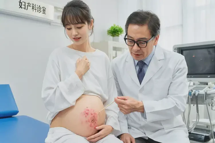 孕婦肚子上有濕疹可以徹底自愈嗎(圖2)