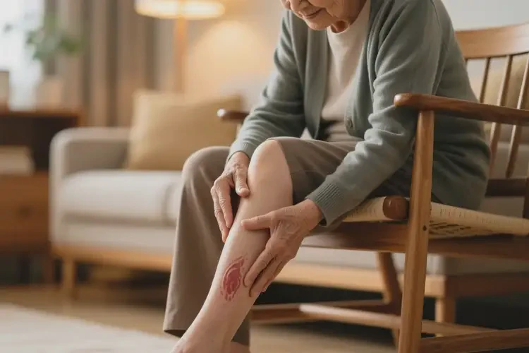 老人小腿容易起濕疹不管它會(huì)自己好嗎(圖3)