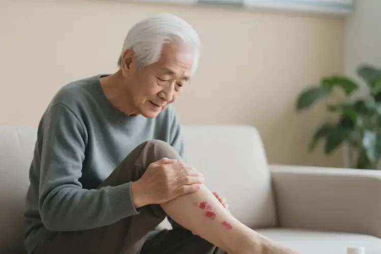 老人小腿出濕疹能夠徹底治愈嗎(圖4)