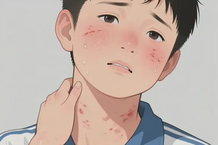 中學(xué)生脖子經(jīng)常長濕疹能靠自己自愈嗎(圖4)